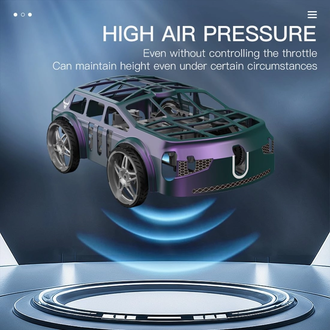 SG900PRO 2-in-1 Air-Ground Dual-Mode Remote Control Flying Car, 2.4G RC Drone Car with Colorful LED Lights, 2 Batteries Electric Mini RC Racing Cars for Adults, Toy Gift -RTR