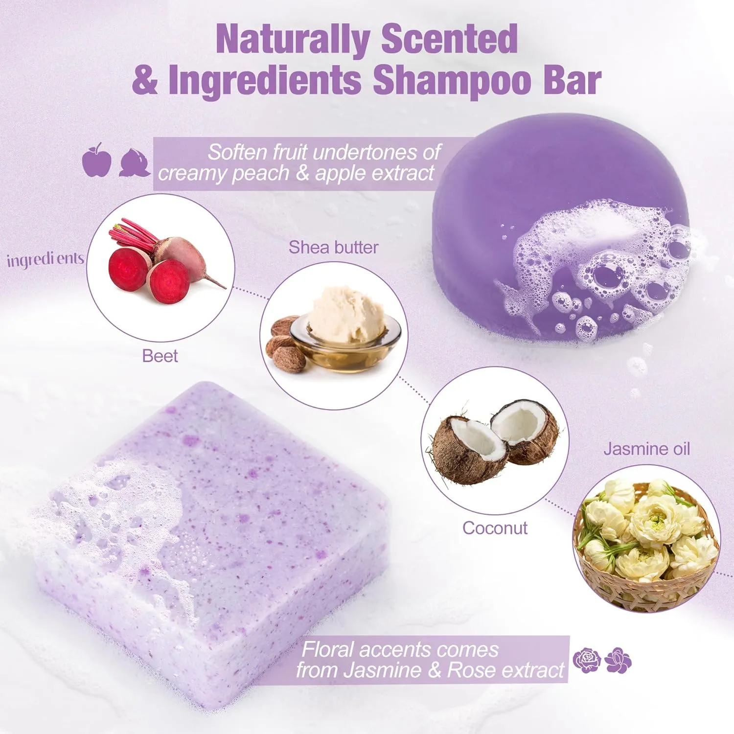 Shampoo and Conditioner Set | Bar Shampoo and Conditioner for Blonde Brown and Gray Hair| Vegan & Natural | Shampoo Bar | Shampoo and Conditioner 6.7oz (Sundazed Scent)