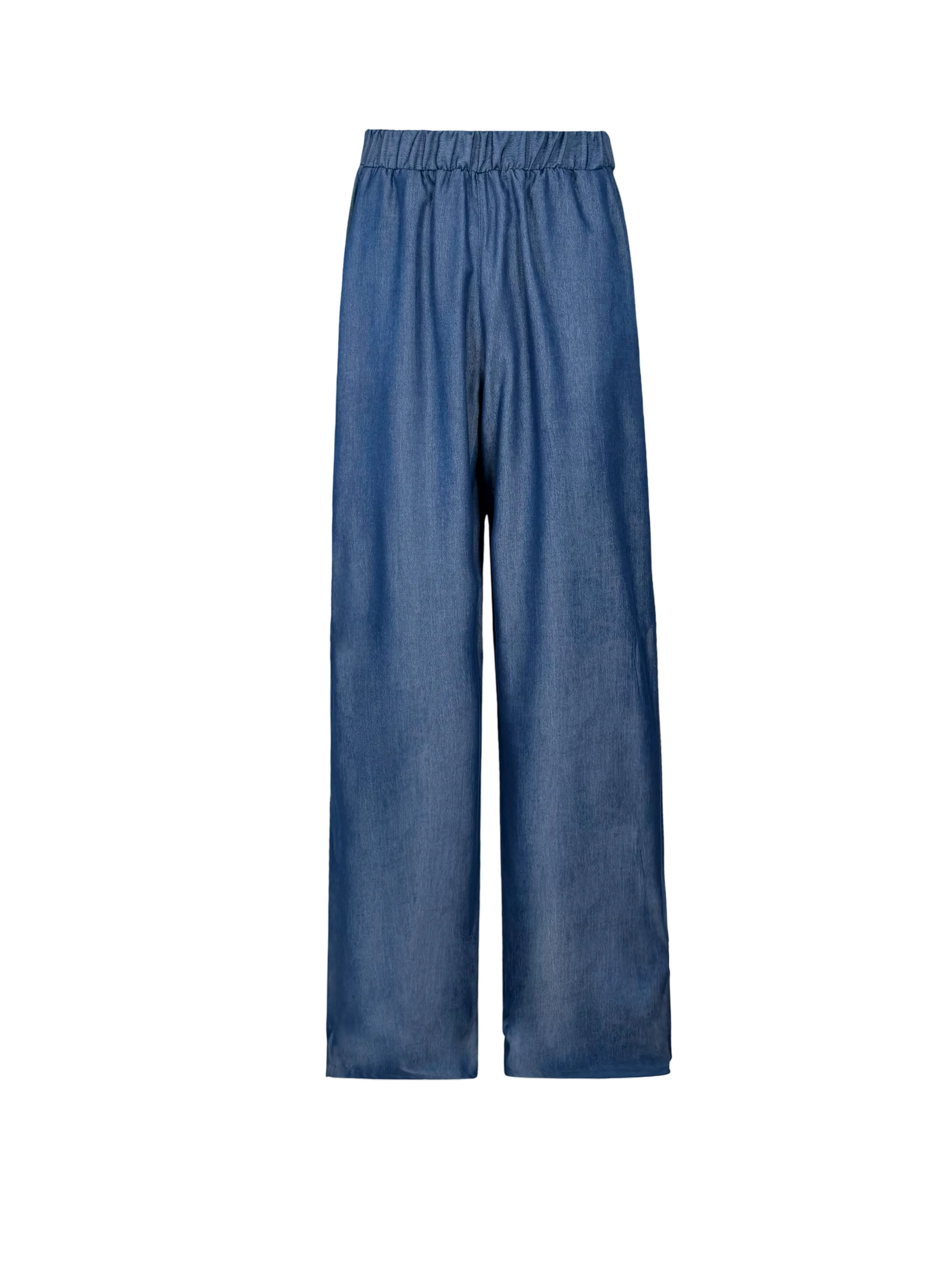 Shiny Denim Set Pants