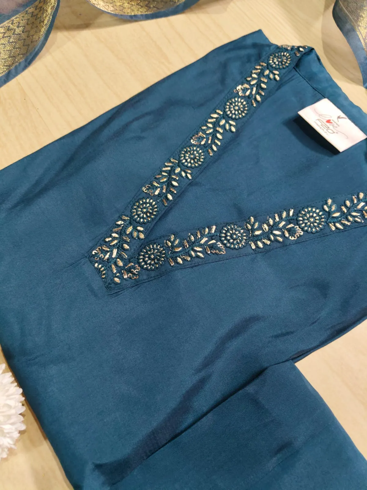 shiny dupatta set SSD06
