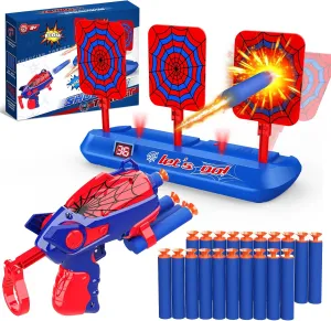 Shooting Toys for 3-12 Year Old Boys with Foam Dart, Shooting Game Toys Gifts for 3 4 5 6 7 8 9 10 11 Years Old Boys Kids Shooting Targets Toy for Boys Age 4-6 6-8 8-12 Xmas Gift