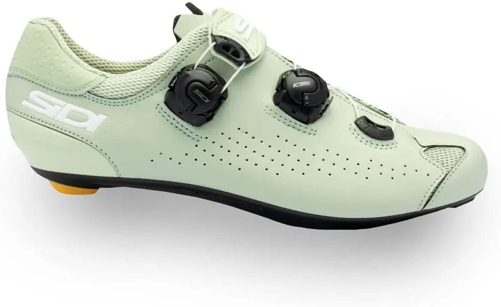 SiDI | Cycling Shoes, Professional Men's Road Bike Shoes GENIUS 10, Carbon Sole, Innovative Soft Instep Closure System, Integrated Heel, Stiffness Sole 6