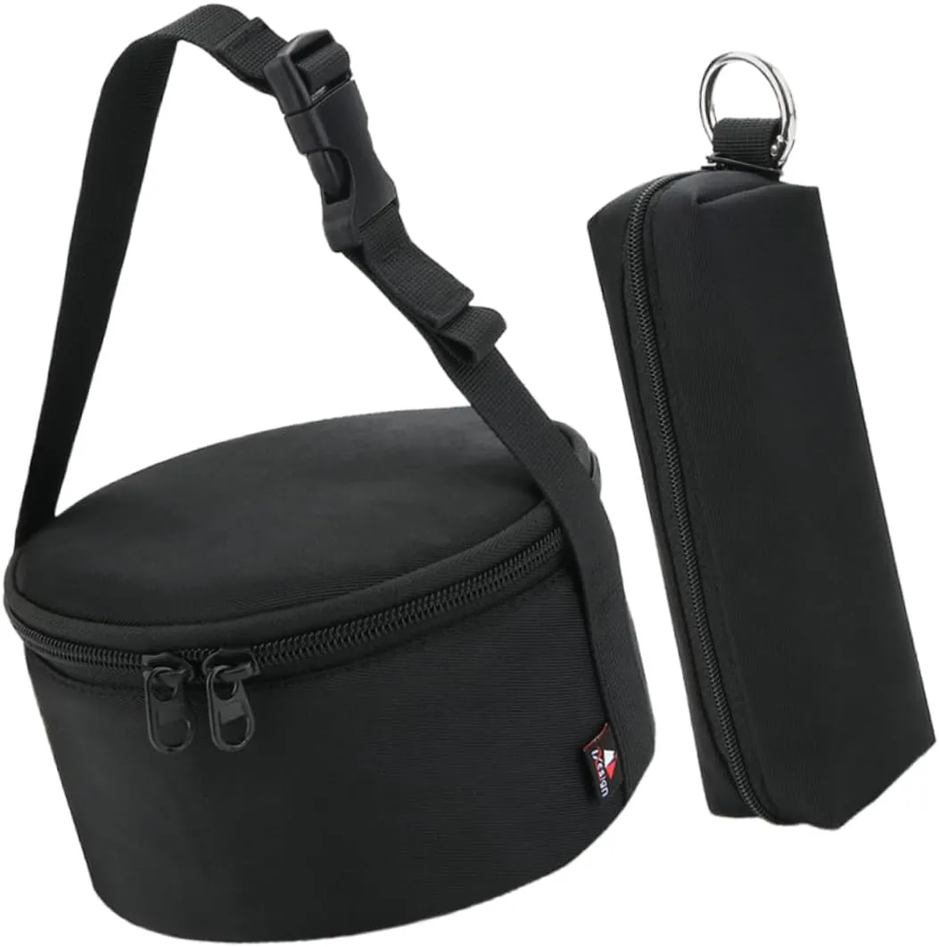 Singing Bowl Storage Bag Padded Carrying Case for Sound Bowls with Mallet Holder Travel Friendly Music Bowl Carrier Ideal for Meditation and Relaxation