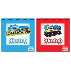Sketch Pad Top Bound Spiral, 9"X 9"(40 Ct.)