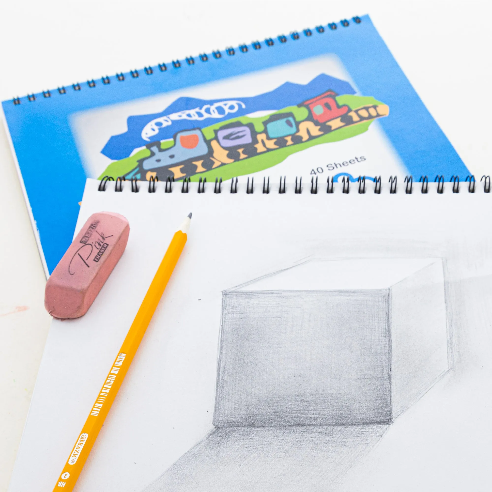 Sketch Pad Top Bound Spiral, 9"X 9"(40 Ct.)