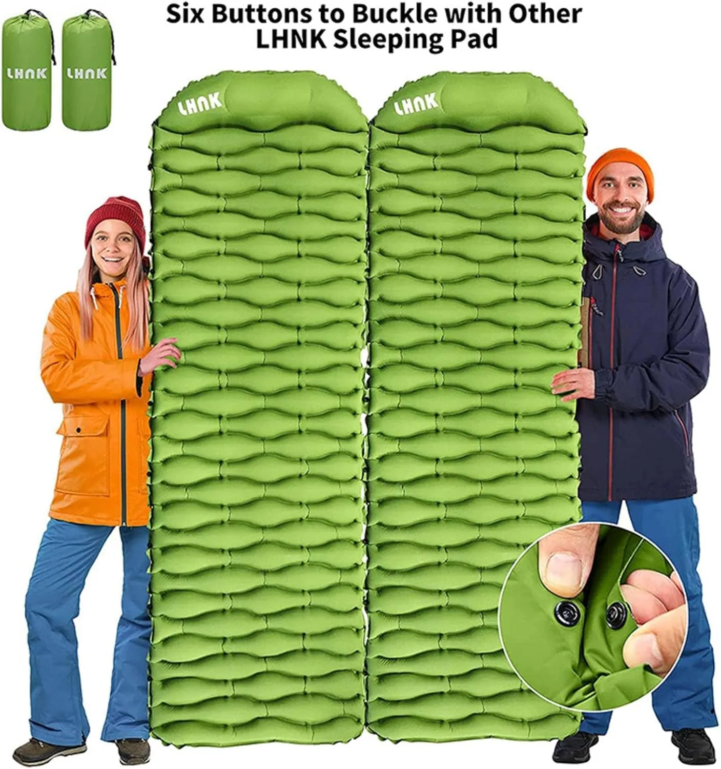 Sleeping Pad for Camping, Inflatable Camping Pad Ultralight Sleeping Pad Portable Sleeping Mattress(80 * 22 in)