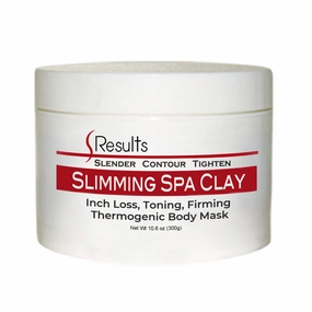 Slimming Spa Clay Thermogenic Body Mask promotes Inch Loss, Firms and Contours the Skin, Anti-Cellulite and Antioxidant Formula