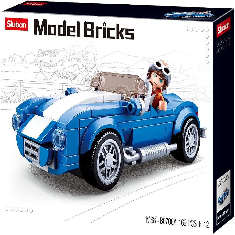 Sluban M38-B0706A Model Bricks-Cobra GT40 Car (169 Pieces)