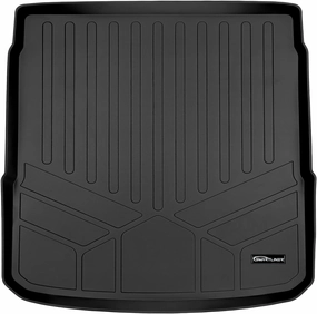 SMARTLINER All Weather Custom Fit Black Cargo Trunk Liner Compatible with 2019-2025 Audi Q8 E-Tron / Q8 E-Tron Sportback