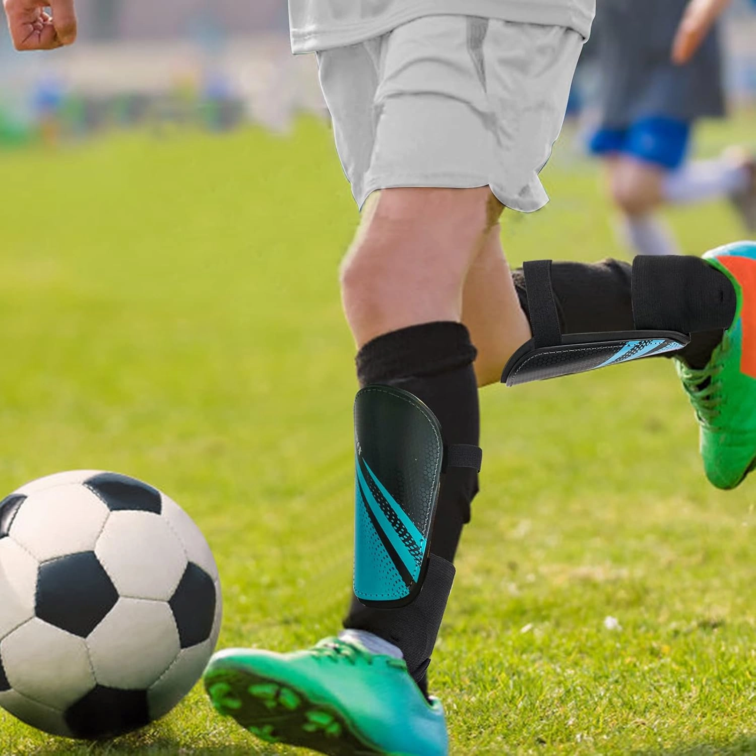 Soccer Shin Guards Kids Youth - Shin Pads Protection Boys Shin Guards Soccer Youth - Soccer Shin Guards for Kids 3-15 Years Old Girls Boys