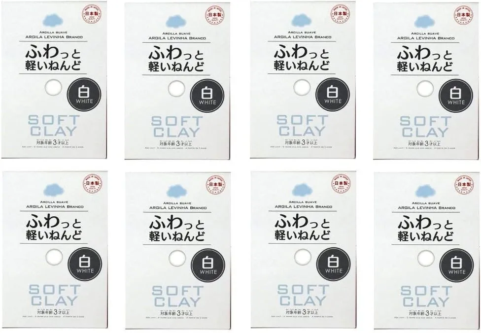 Soft Clay (8 Set, White)