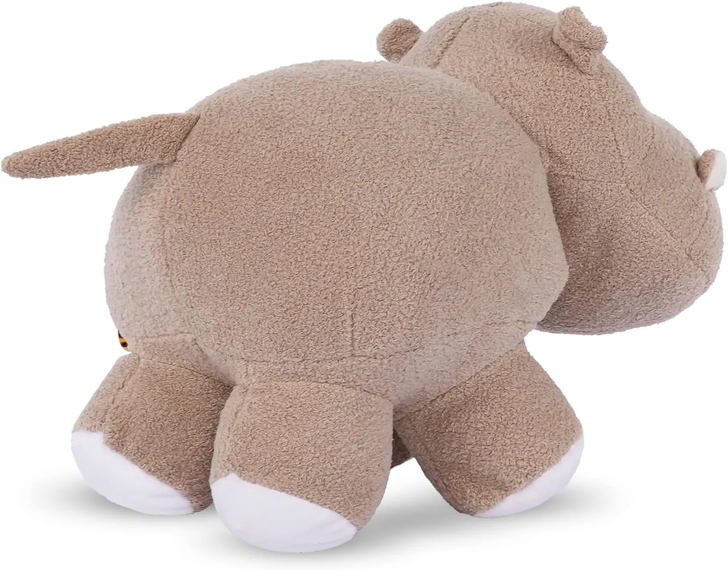 Soft Hippo Stuffed Animals - (3 Sizes in 1, Gray) Plush Hippopotamus Toy, Fluffy and Cuddly Zoo Gift for Christmas Stocking Stuffers