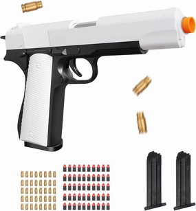 Soft Bullet Toy Gun for Boys, Toy Guns with Shell Ejecting, Toy Foam Blasters & Guns, Gift Box for Christmas Birthday for Boys Girls Adults Age 8 