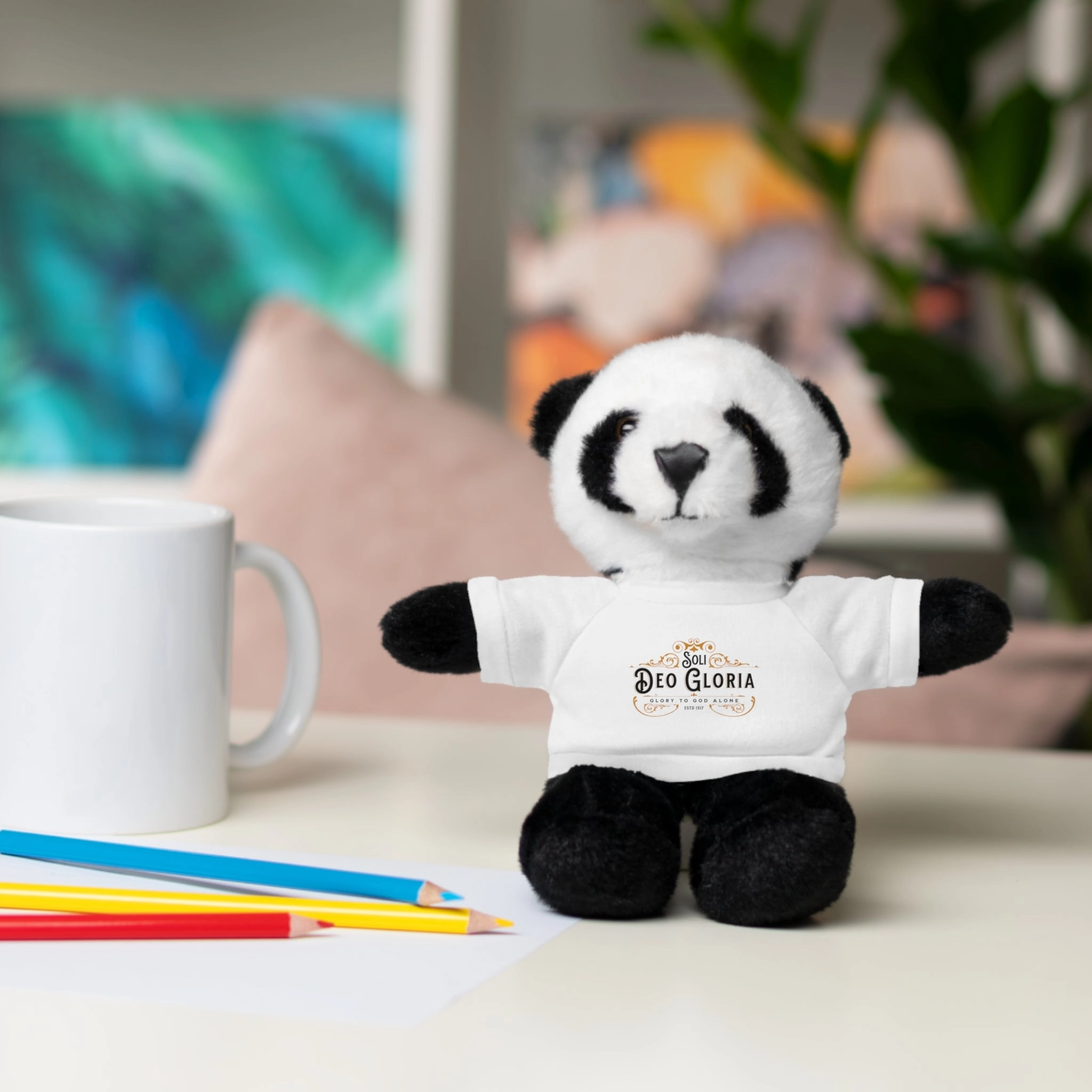 Soli Deo Gloria - Plush  Animals with Tee