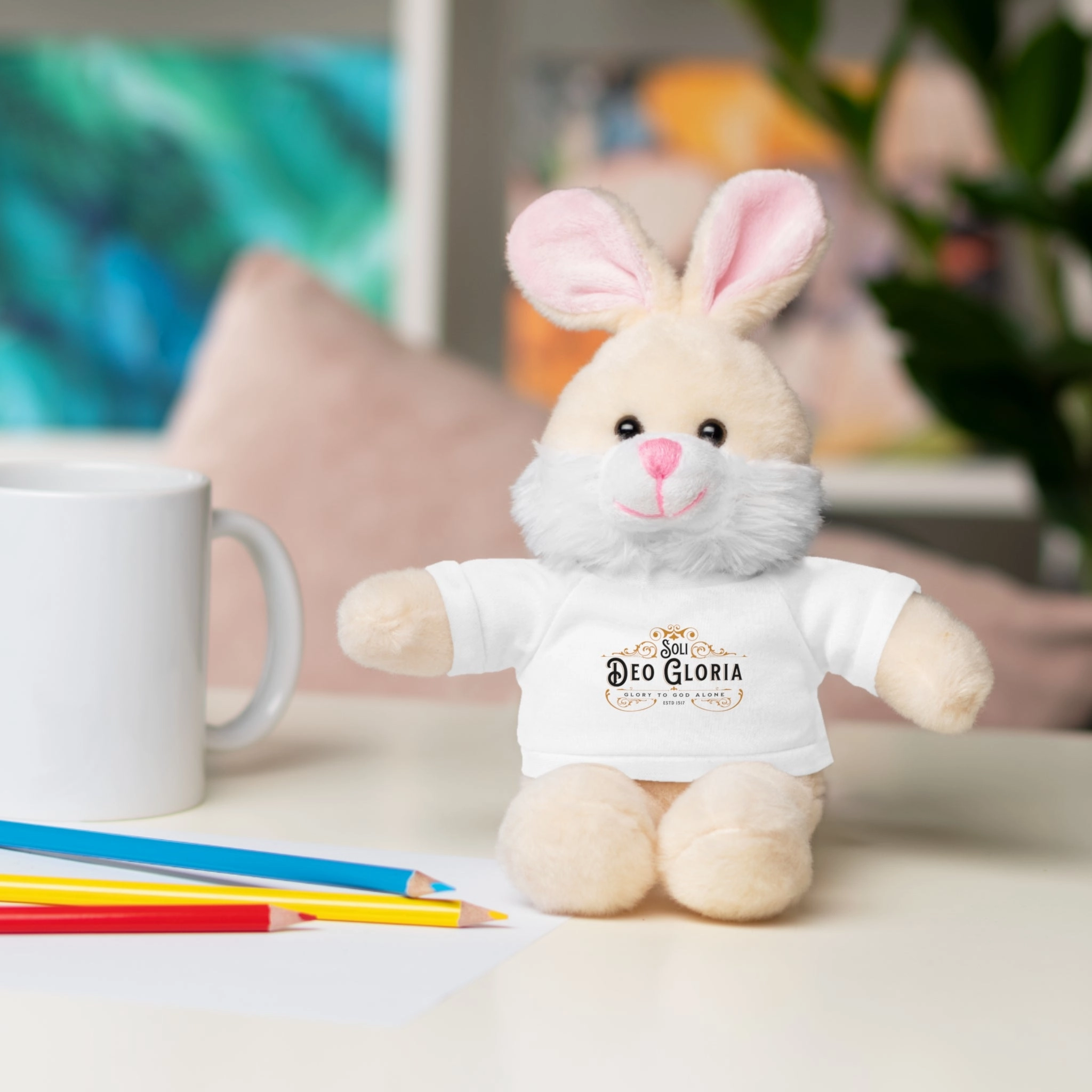 Soli Deo Gloria - Plush  Animals with Tee