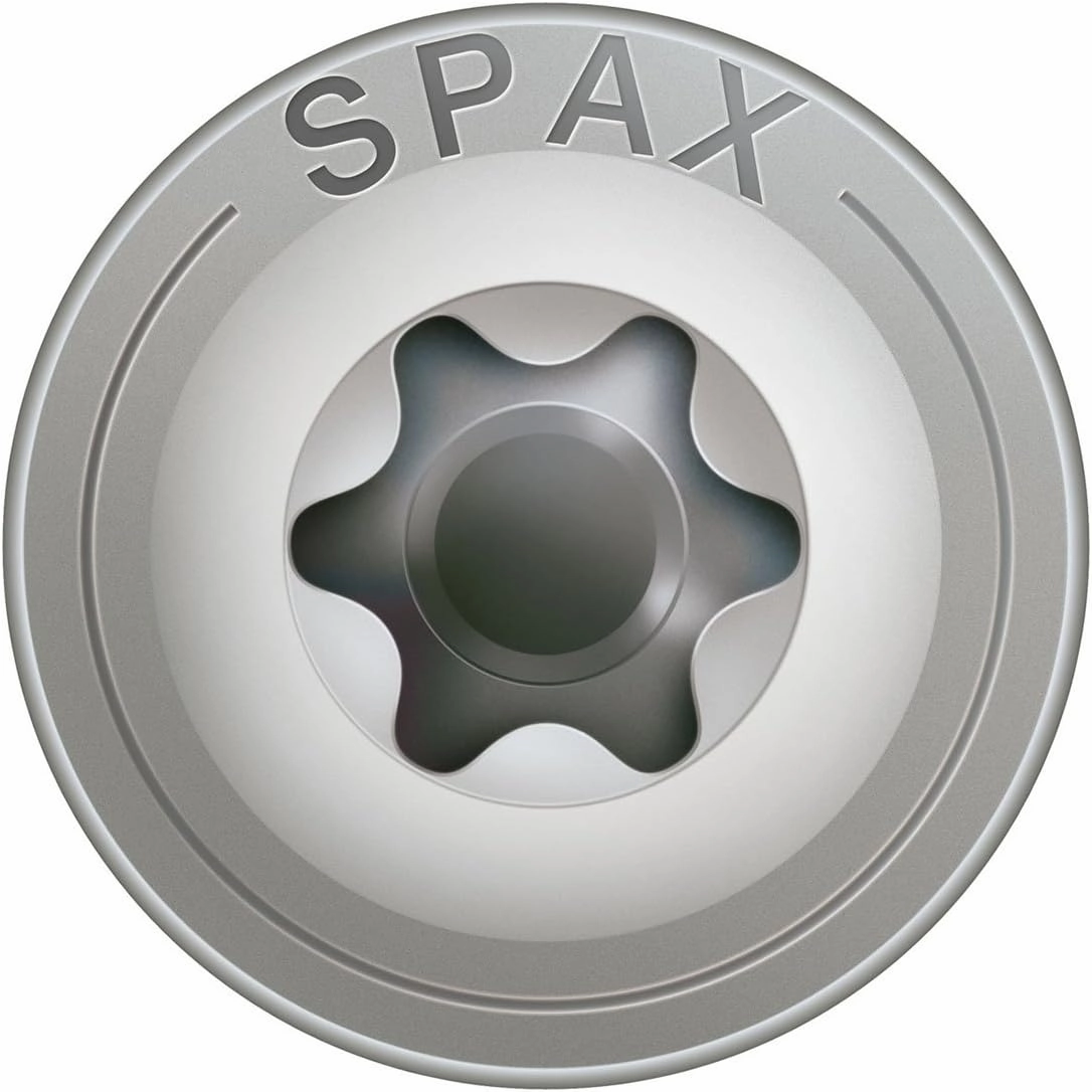 Spax Woodworking Screws, Stainless Steel, 257000800805