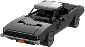 Sport car Model Building Block, MOC Muscle Series Sport Car Construction Kits for Adults, Creative Assembly Kits, Perfect Home Decoration, 958 Pieces, Black Version1