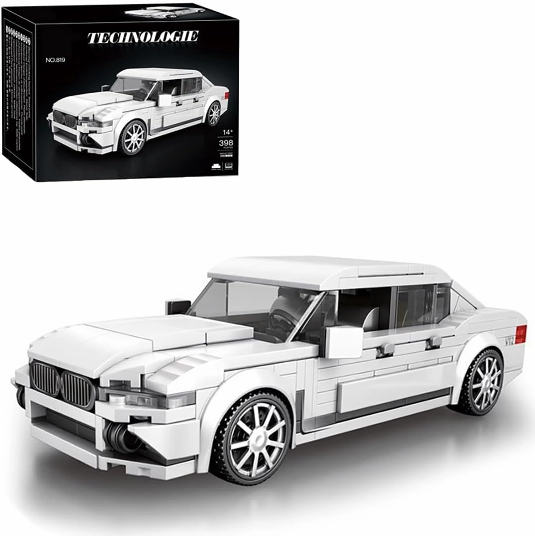 Sports Car Model Building Blocks Set for M760, 398 PCS Racing Car Model Building Blocks kit, MOC Super car Building Brick, Construction Vehicle Toys Gift for Kid Adult