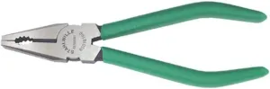 Stahlwille 65016160 Combination pliers, Polished head and Dip-coated handles with sure-grip surface, High-precision cutting edges, 160 mm, Made in Germany