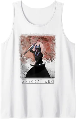 Star Wars: The Mandalorian Ahsoka Tano Painted Portrait R13 Tank Top