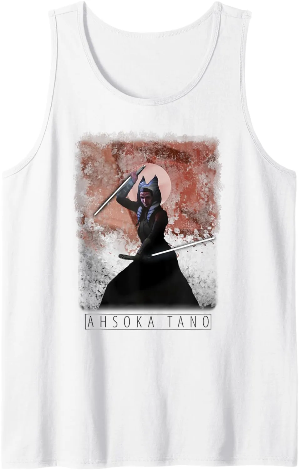 Star Wars: The Mandalorian Ahsoka Tano Painted Portrait R13 Tank Top