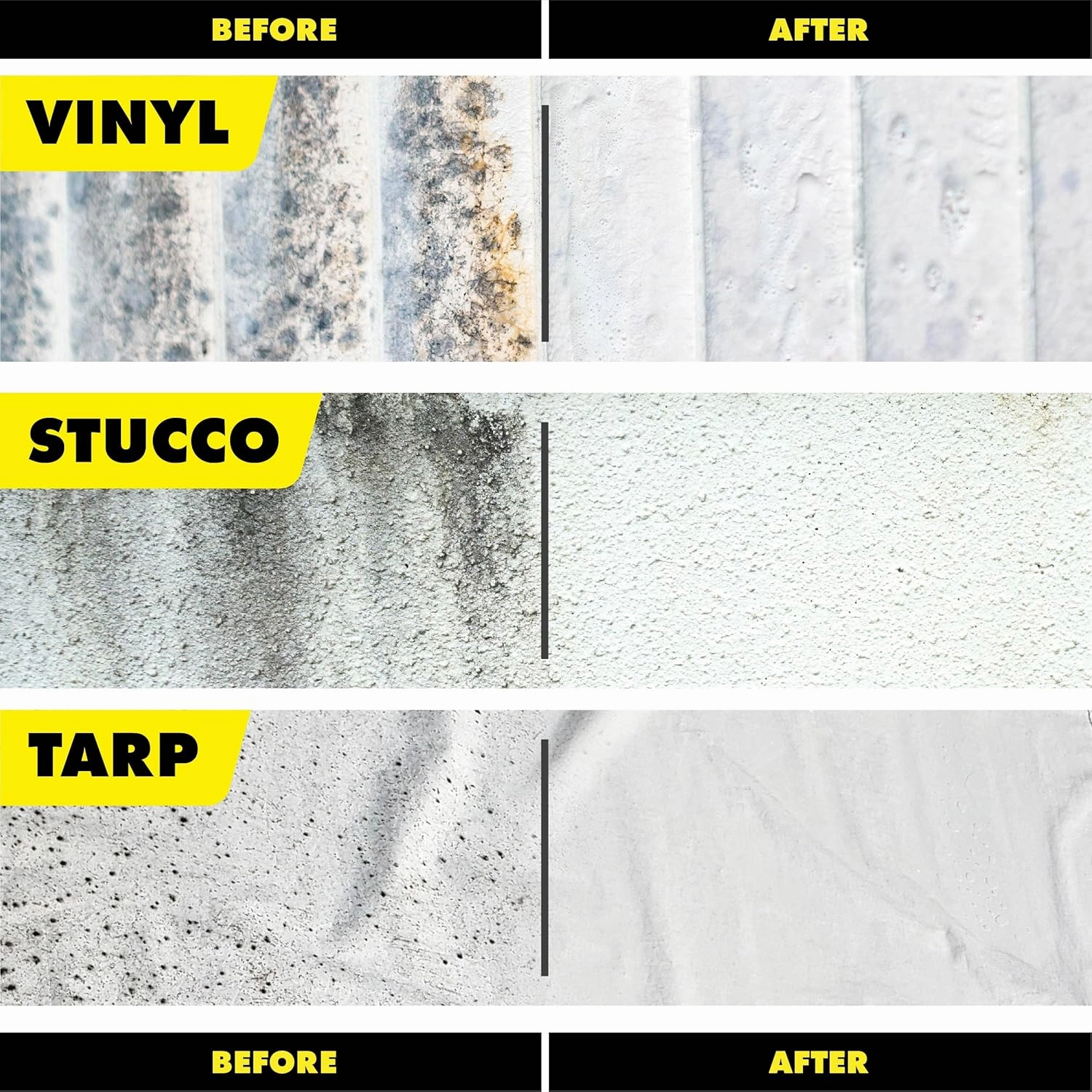 STAR BRITE Mold Stain & Mildew Stain Remover   Cleaner – Lifts Dirt & Removes Mildew Stains on Contact - 22 OZ Spray, clear (085616SS)