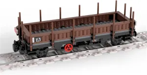Steam Train Building Kit, Railway Train Bricks Model, Creative MOC Building Blocks for Teens Adults (220PCS)
