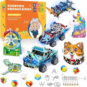 STEM Science Kit Set YOMESTE DIY Science Kit for Kids Age 6-8 8-10 Years - Engineering Electronics Science Building Kit - Christmas Craft Gifts Toys for 8 9 10 11 12 14 Years Old