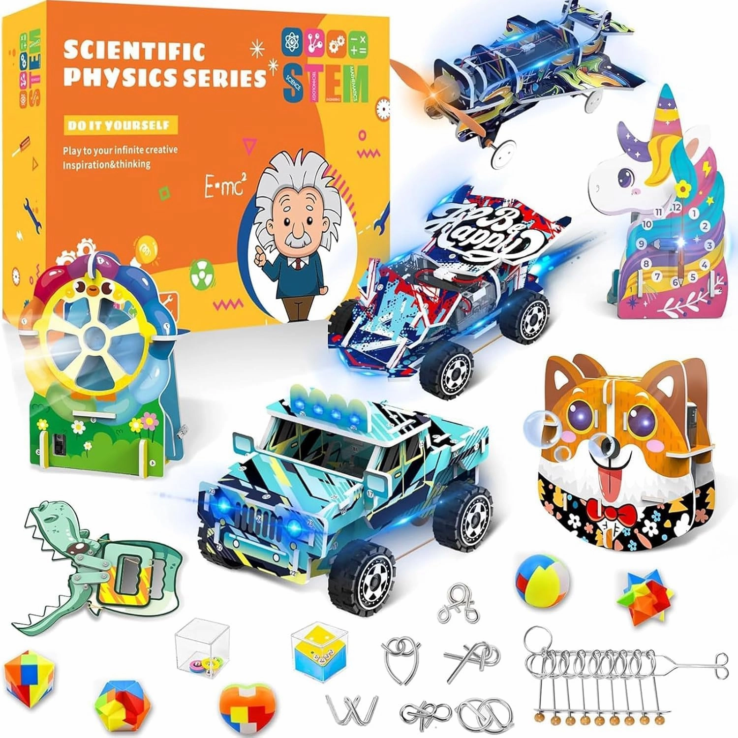 STEM Science Kit Set YOMESTE DIY Science Kit for Kids Age 6-8 8-10 Years - Engineering Electronics Science Building Kit - Christmas Craft Gifts Toys for 8 9 10 11 12 14 Years Old