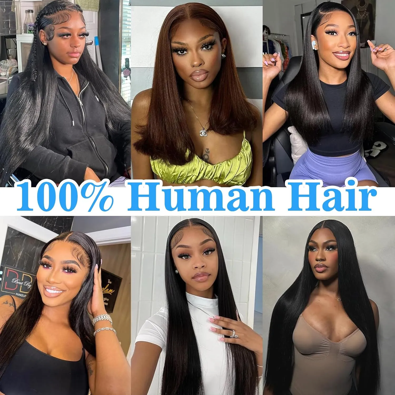 Straight Bundles Human Hair 8 10 12 Inch 100% Unprocessed Brazilian Virgin Hair Straight Weave Bundles Human Hair Bundles Real Natural Black Human Hair Extensions