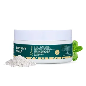 Strands of Faith Miracle 3-in-1 Clay Wash | Detox, Detangle, and Cleanse | Dry or Damaged Natural Hair to Healthy Hydrated Moisturized Hair | Formulated for Kinky, Coily, Curly Types | 8oz