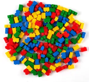 Strictly Briks Classic Bricks Starter Kit, Blue, Green, Red, and Yellow, 102 Pieces, 1x2 Studs, Building Creative Play Set for Ages 3 and Up, 100% Compatible with All Major Brick Brands