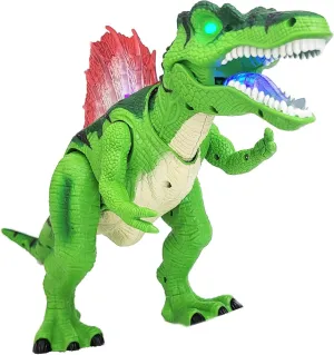 Sumac Interactive Spinosaurus Dinosaur Toy with LED Lights and Roaring Sound - Remote-Controlled, Educational Play for Party Favors and Gifts