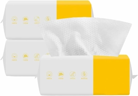 Super Absorbent Daily Clean Towel, Multi-Purpose Face Towels for Dry and Wet Use, Disposable Extra Thick Soft Towels for Drying Face (3Pcs)