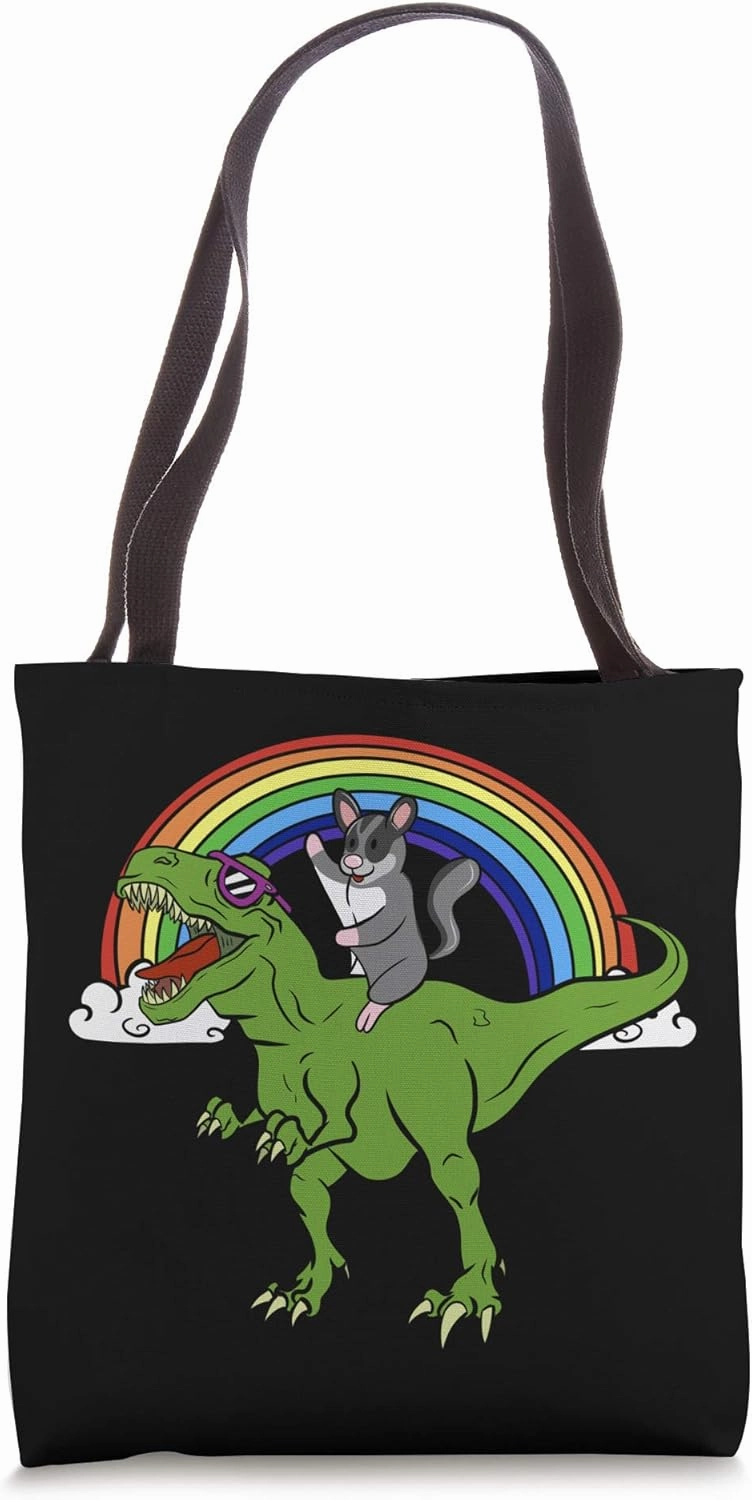 T-Rex Dinosaur Sugar Glider Pet Tote Bag