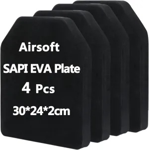 Tactical Foam SAPI Plates, Lightweight Inner Liner Foam Plates Sturdy Dummy Plates Absorb Impact EVA Pads Fit for Tactical Vest Plate Carrier