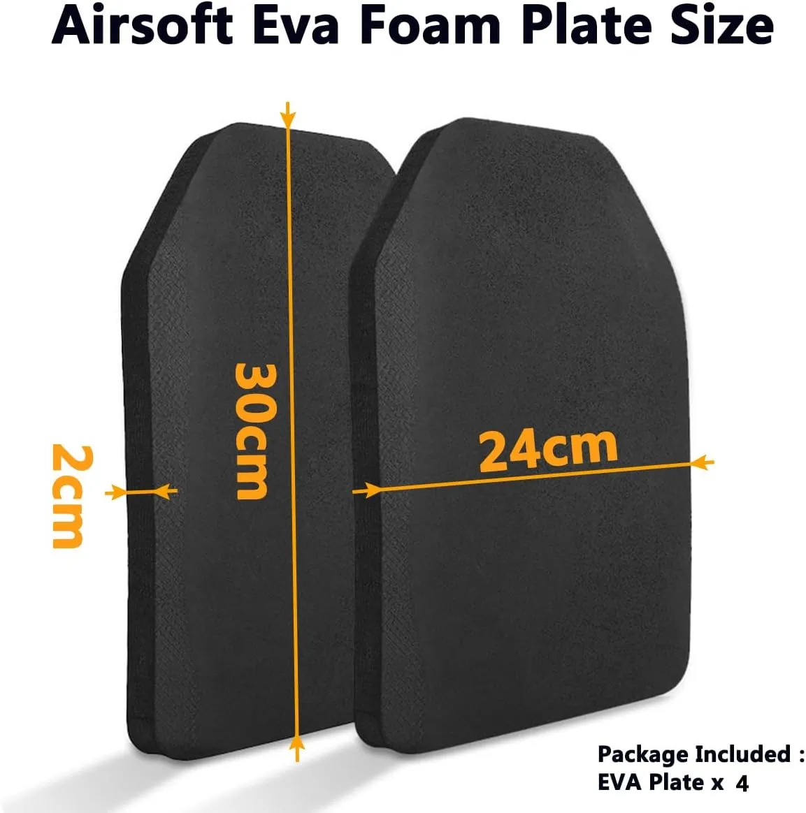 Tactical Foam SAPI Plates, Lightweight Inner Liner Foam Plates Sturdy Dummy Plates Absorb Impact EVA Pads Fit for Tactical Vest Plate Carrier