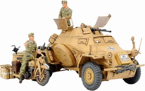 TAMIYA 300035286 – 1:35 WWII Special Automotive 222 Direct-Action Reconnaissance Tank North Africa (3) for unisex
