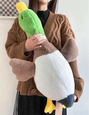 Tanha Mallard Duck Plush, Duck Stuffed Animals, Mallard Duck Baby Stuff Plush Toy (30inch / 75cm)