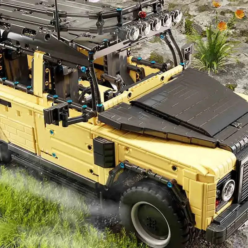Tech MOC Motorized Off Road Rock Glgan Bricks Toy
