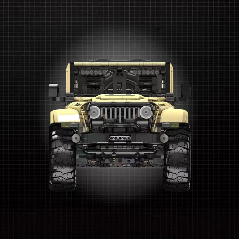 Tech MOC RC Jeep Wrangler SUV Car Bricks Toy