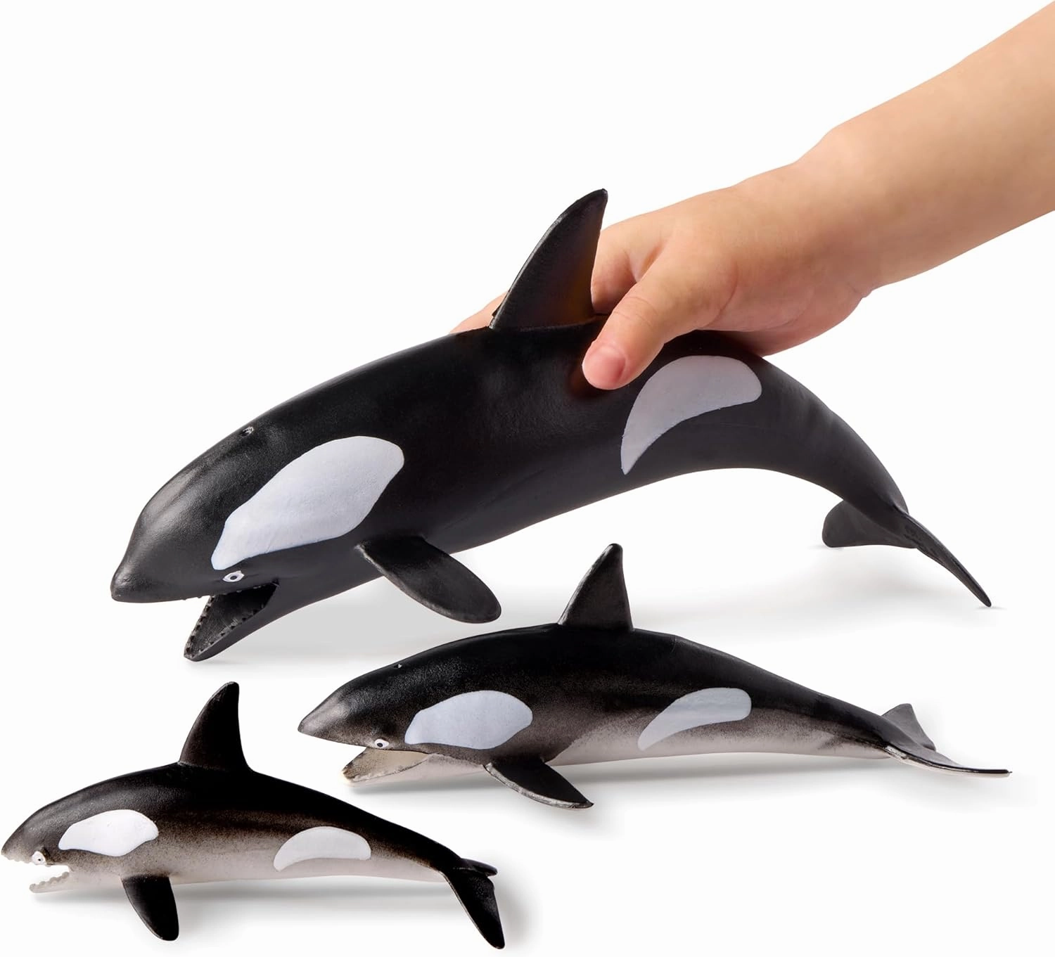 Terra by Battat – 60 Pcs Marine World – Realistic Ocean Animals Toys – Plastic Sea Animal Figurines & Accessories – Shark, Whale, Dolphin & More for Kids and Toddlers 3 