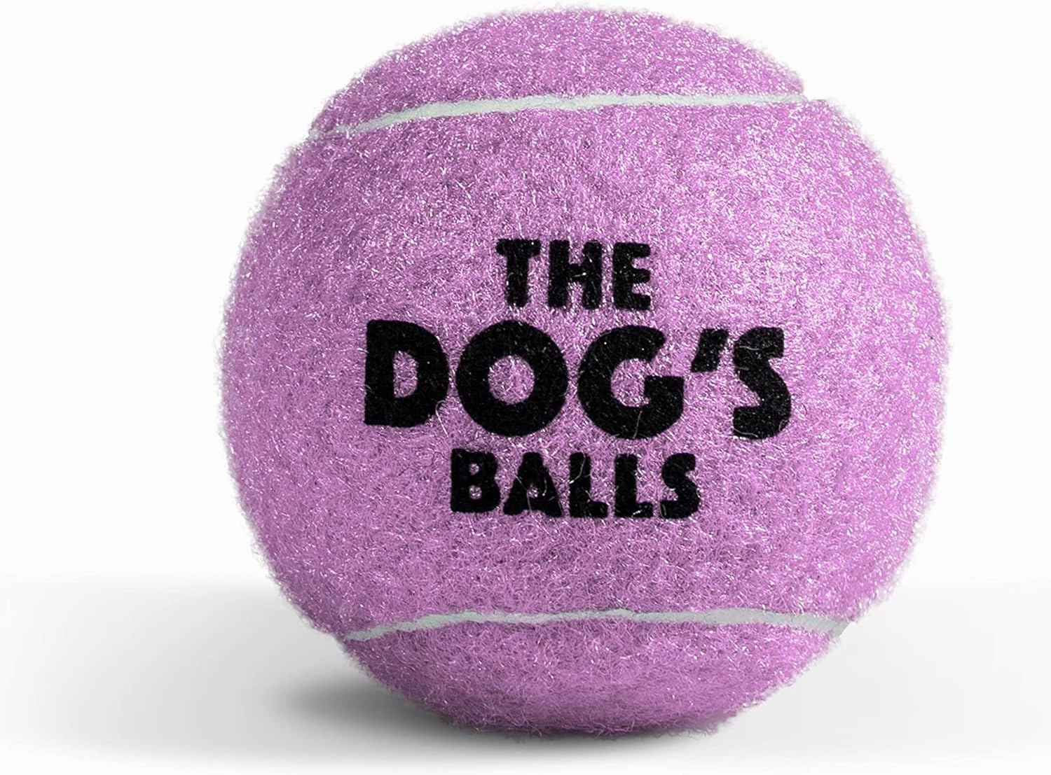 The Dog's Balls 12-Pack Lilac Dog Tennis Balls, 2.5 Inch Diameter Dog Toy, Non-Toxic, Safe for Dogs & Puppies, Medium Size, Unisex, Outdoor Use, Sport, Animal Theme, Portable, Lightweight