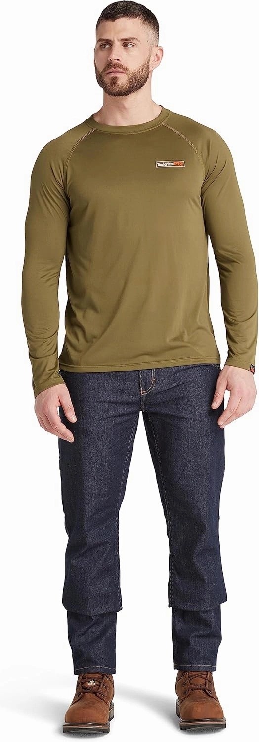 Timberland PRO Men's Wicking Good Long-Sleeve T-Shirt 2.0