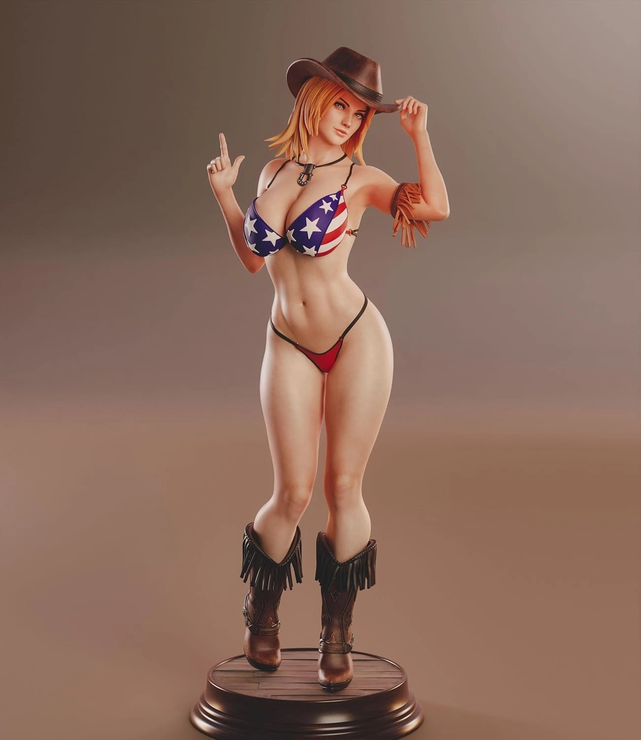 Tina Armstrong 25cm Figure/Statue, SLA/Pla Printed,Painted,Action Figure,colletible