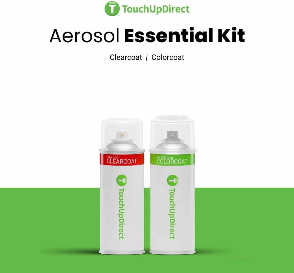 TouchUpDirect PRP/JRP Deep Cherry Red Crystal Pearl Compatible With Jeep Exact Match Touch Up Paint Aerosol - Essential Kit