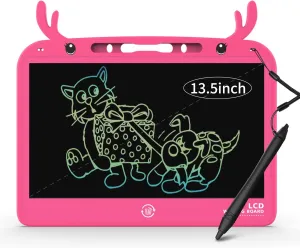 Toys for 3 4 5 6 7 Year Old Girls Boys, LCD Writing Tablet 13.5 inch Doodle Board, Colorful Drawing Board for Kids, Learning Educational Toys, Birthday Gift for Toddlers