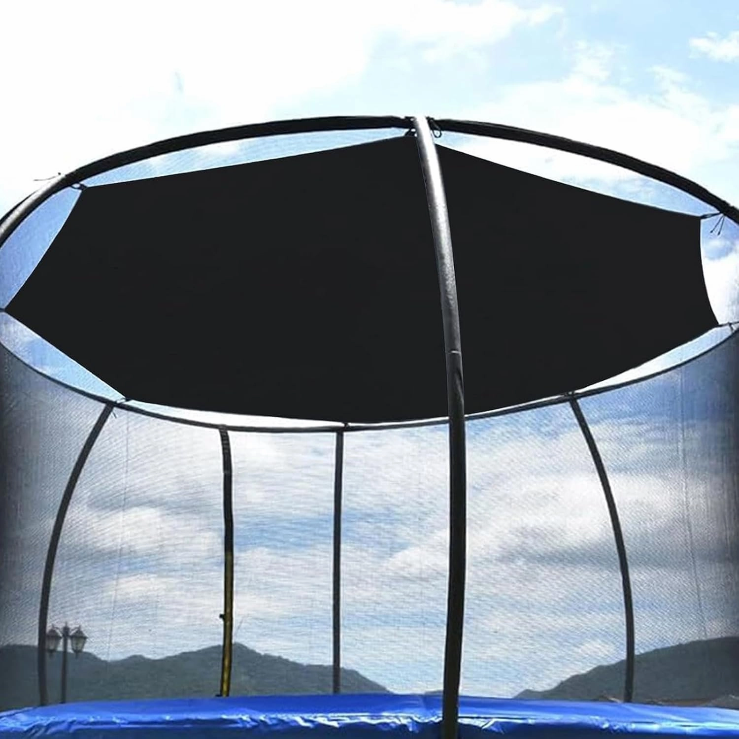Trampoline Shade Cover, Trampoline Sun Shade Cover, Foldable Trampoline, Sun Protection, Anti-Uv Trampolines Canopy, Easy to Install, 6ft,8ft,10ft,12ft,14ft,16ft, Trampolines Accessories,10ft~8