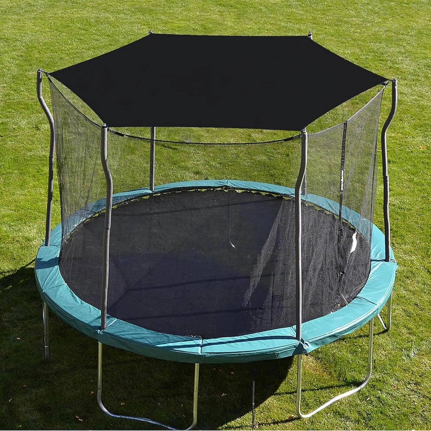 Trampoline Shade Cover, Trampoline Sun Shade Cover, Foldable Trampoline, Sun Protection, Anti-Uv Trampolines Canopy, Easy to Install, 6ft,8ft,10ft,12ft,14ft,16ft, Trampolines Accessories,10ft~8