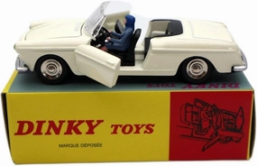 Treasureable Alloy Vehicle Model 1 43 for Peugeot 404 Cabriolet Pininfarina Die-Casting Car Model Adult Collection Gift Toy Commemorative Crafts Festive Deluxe Gift